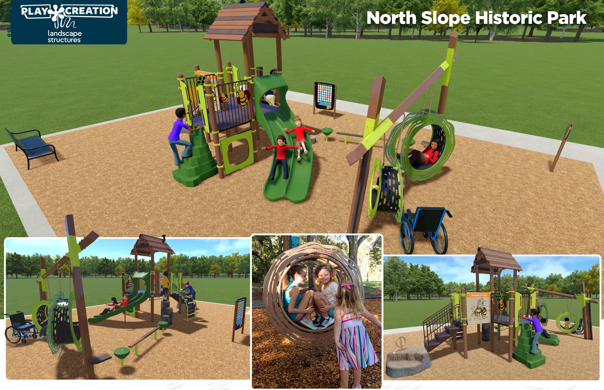Option 3 for play equipment for North Slope Park
