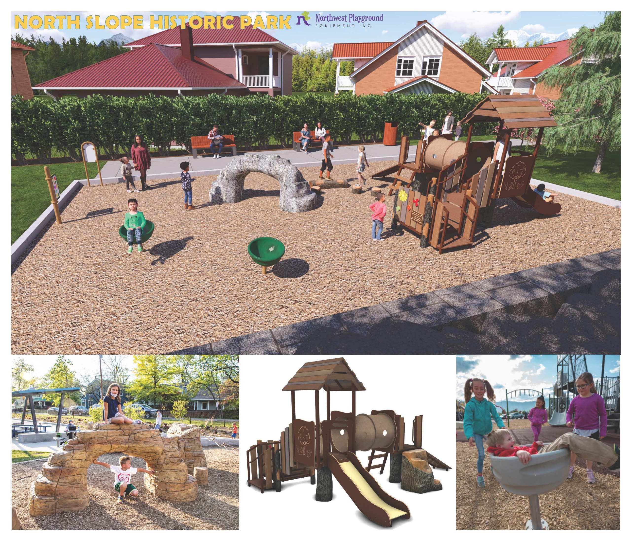 Option 2 for play equipment for North Slope Park